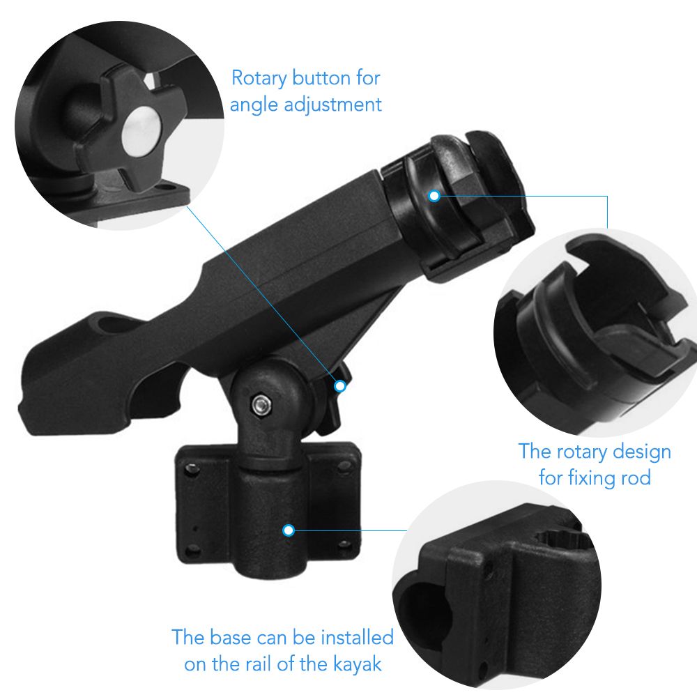 Plastic Fishing Rod Holder Adjustable Fishing Pole Holder