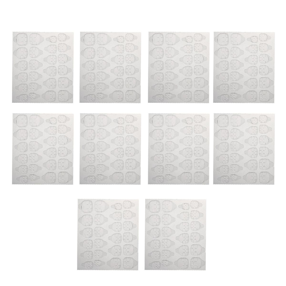 240pcs Nail Adhesive Glue Tapes Nail Tabs Clear DIY Manicure Decoration