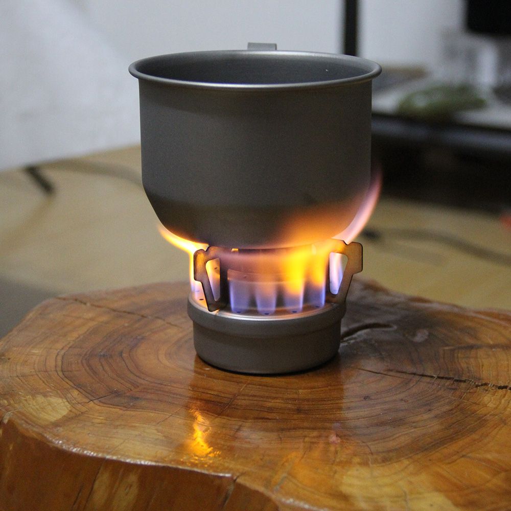 Stainless Steel Alcohol Stove Rack Cross Stand Outdoor