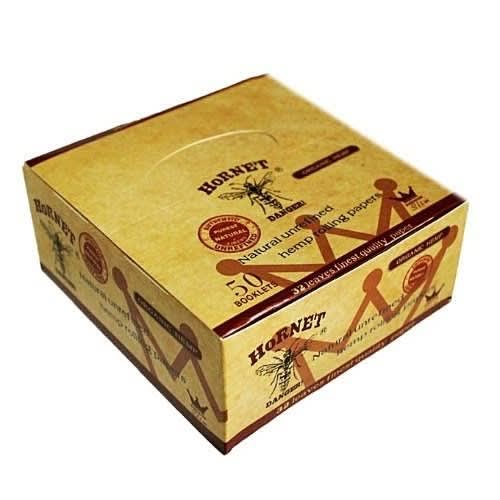 Box of Hornet Kingsize Slim Rolling Paper -50 Booklets