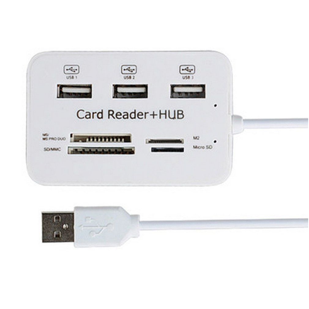 USB Hub 3.0 Combo USB Splitter High Speed Type C Hub SD/TF Card Reader