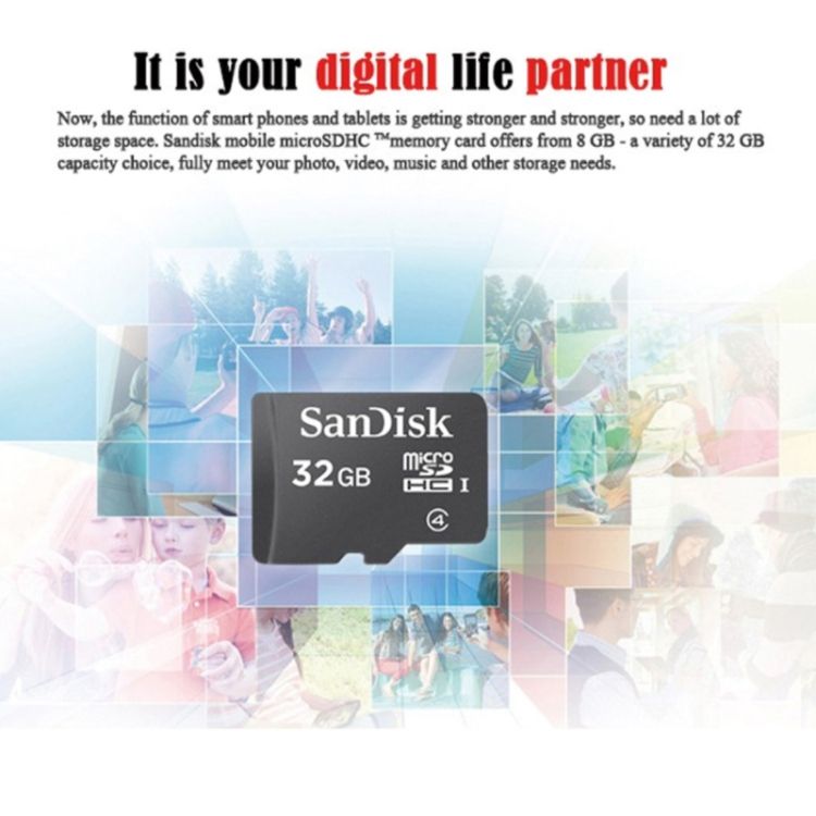 SanDisk C4 Memory Card 8GB Micro SD/ TF Card