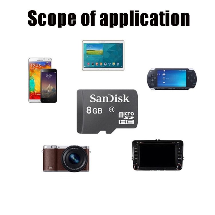 SanDisk C4 Memory Card 8GB Micro SD/ TF Card