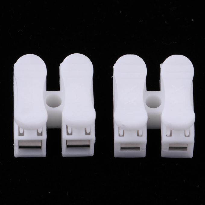 100pcs CH-2 Press Type Self-Locking Electric Wiring Spring Terminal