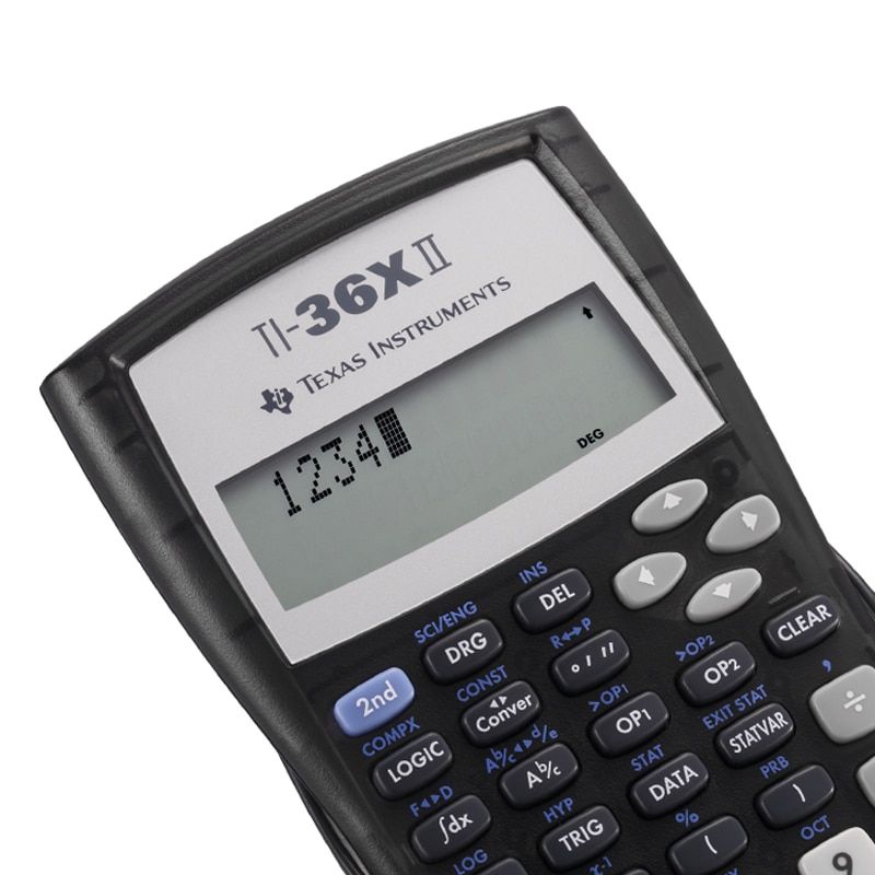 Texas Instruments TI-36X II Student Science Function Calculator Calculus Calculator Two Lines Display TI-36X II