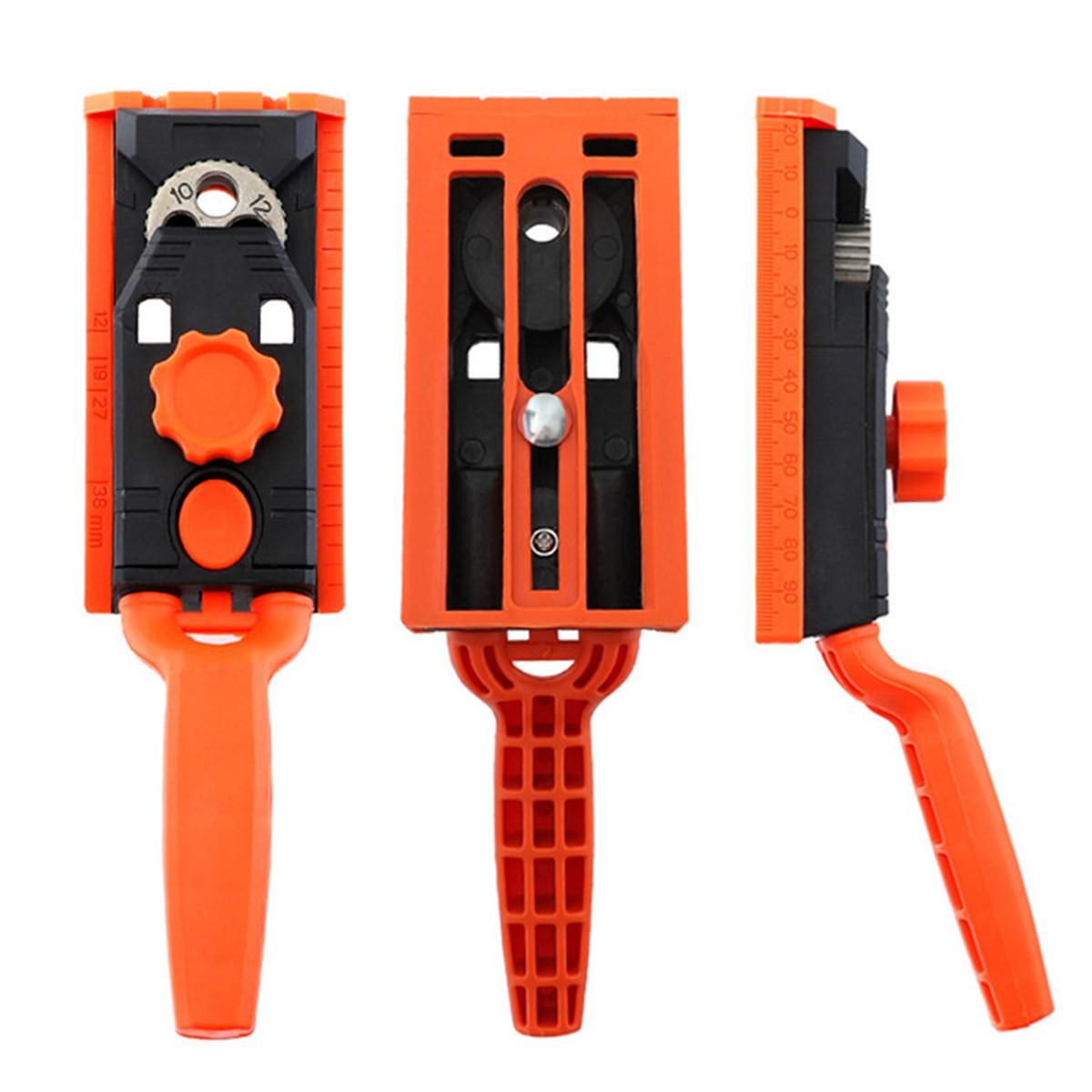 2 In 1 Undercover Jig Set Pocket Hole Kit Carry Case Wood Dowel Drill 6/8/10mm