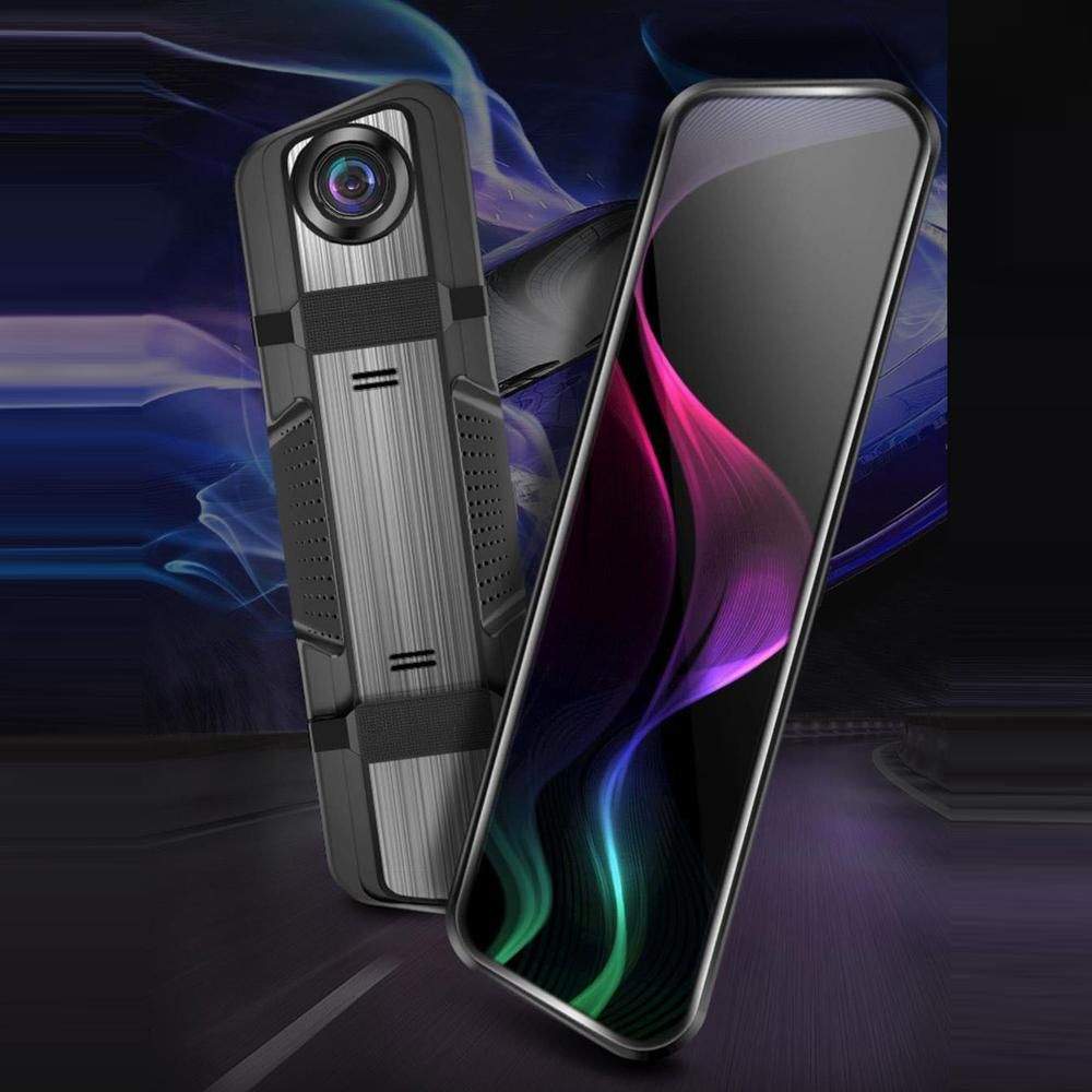 Dual Lens Car Video Recorder Auto Dash Cam Car Camera Recorder Night Viewing Loop Recording DVR 170 Degree Wide Angle Car Camcorder