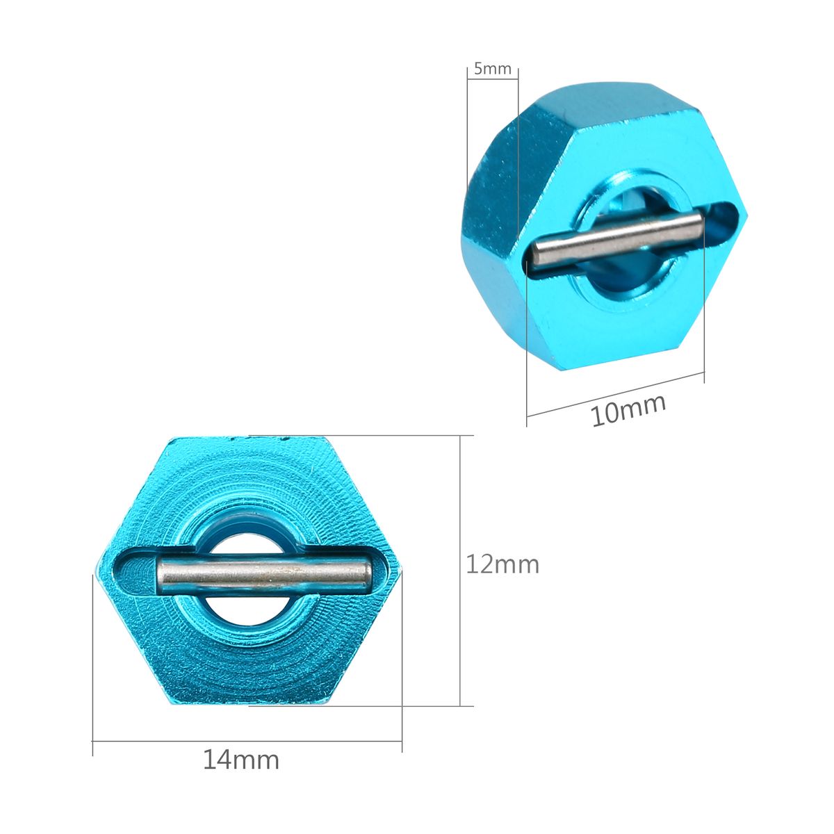 Aluminum Alloy Hub Hex Coupler Wheel Hex For WLtoys 104001
