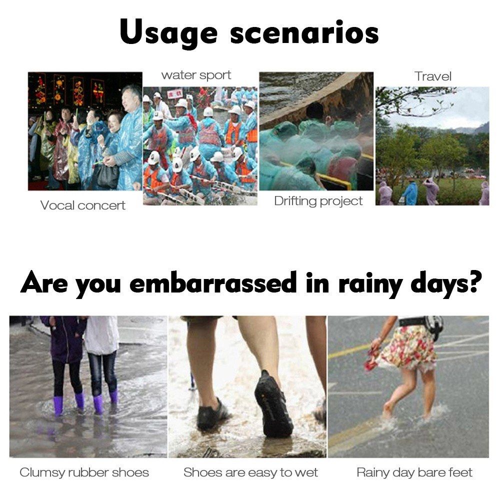 50 Pairs Disposable Shoe Covers Waterproof, Dustproof, And