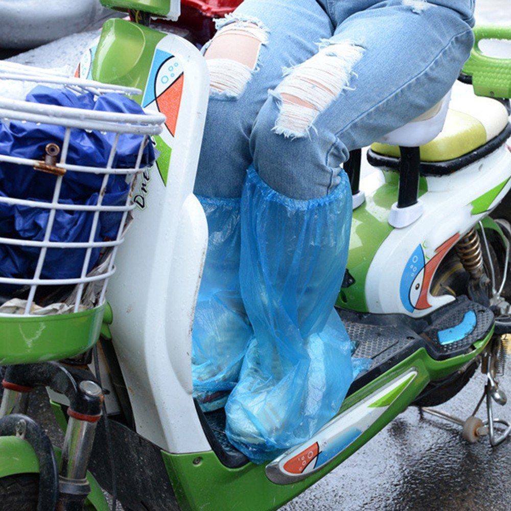 50 Pairs Disposable Shoe Covers Waterproof, Dustproof, And