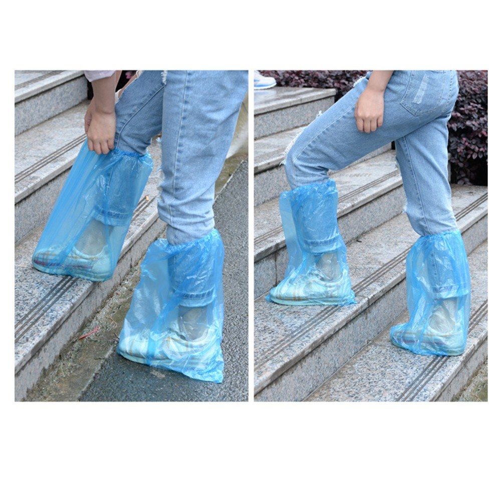 50 Pairs Disposable Shoe Covers Waterproof, Dustproof, And