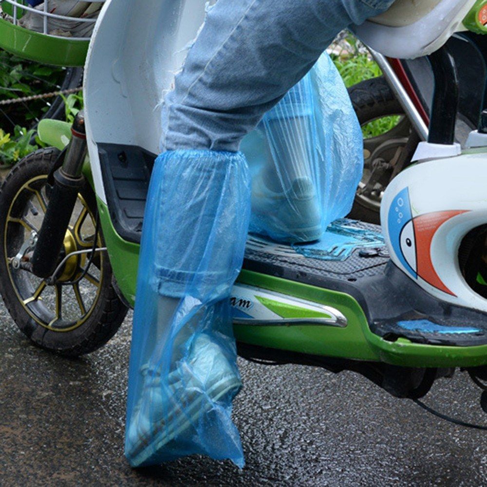 50 Pairs Disposable Shoe Covers Waterproof, Dustproof, And