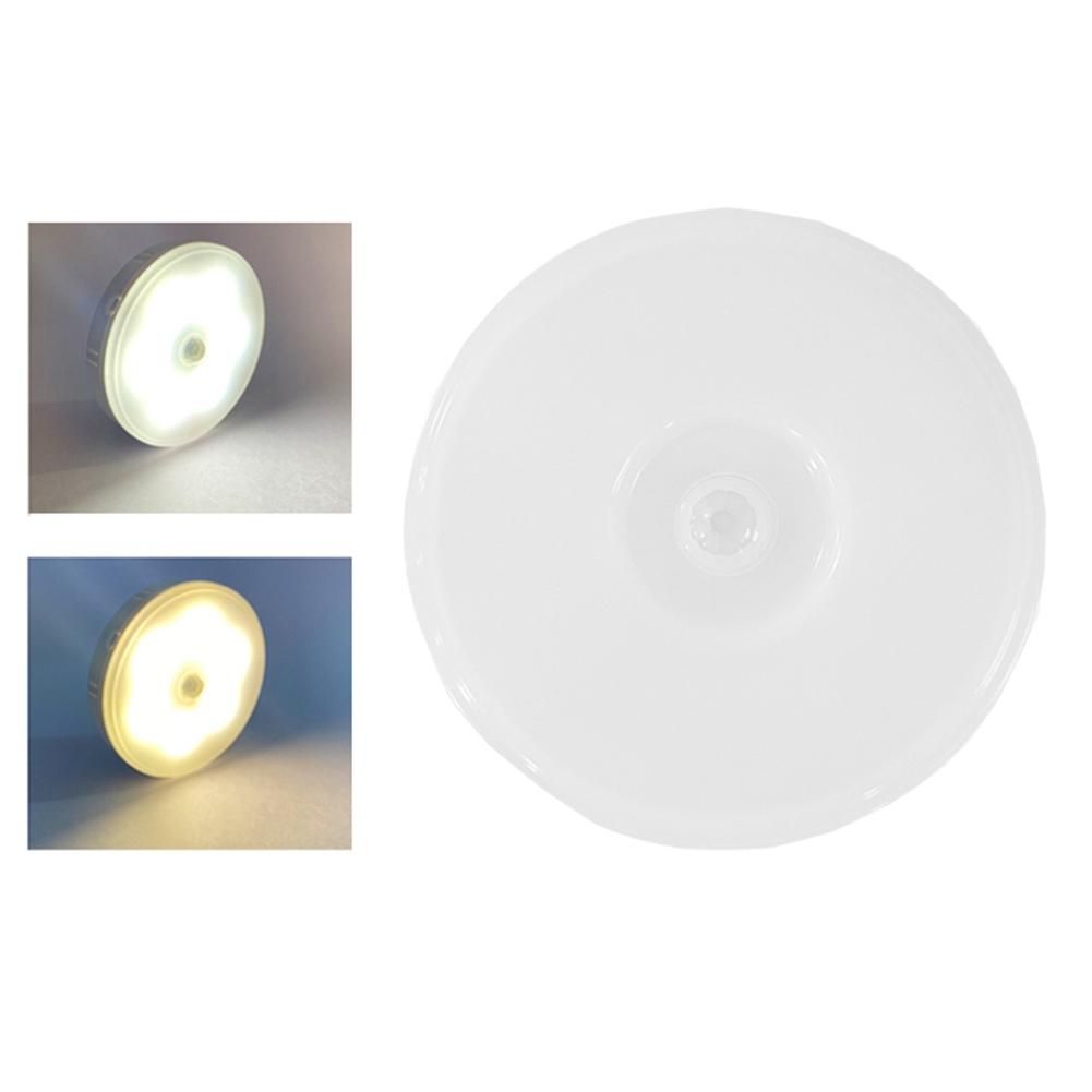 PIR Motion Sensor LED Night Light USB Rechargeable Dimmable