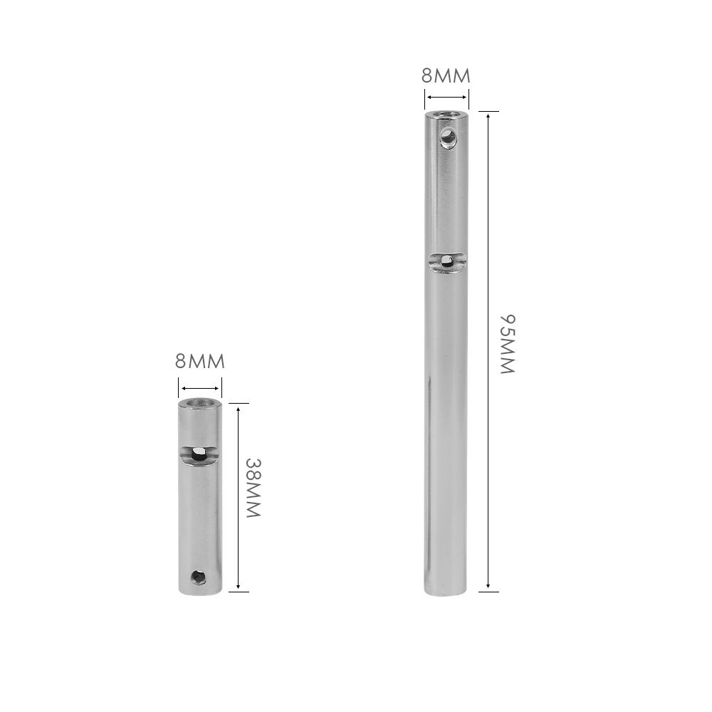 Stainless Steel Axle Tubes For AXIAL WRAITH AX10 RR10 RC Car