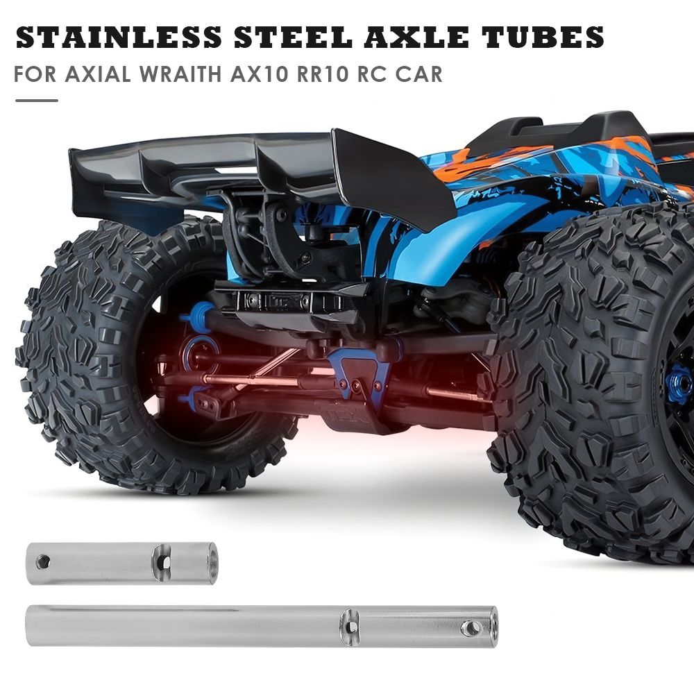 Stainless Steel Axle Tubes For AXIAL WRAITH AX10 RR10 RC Car