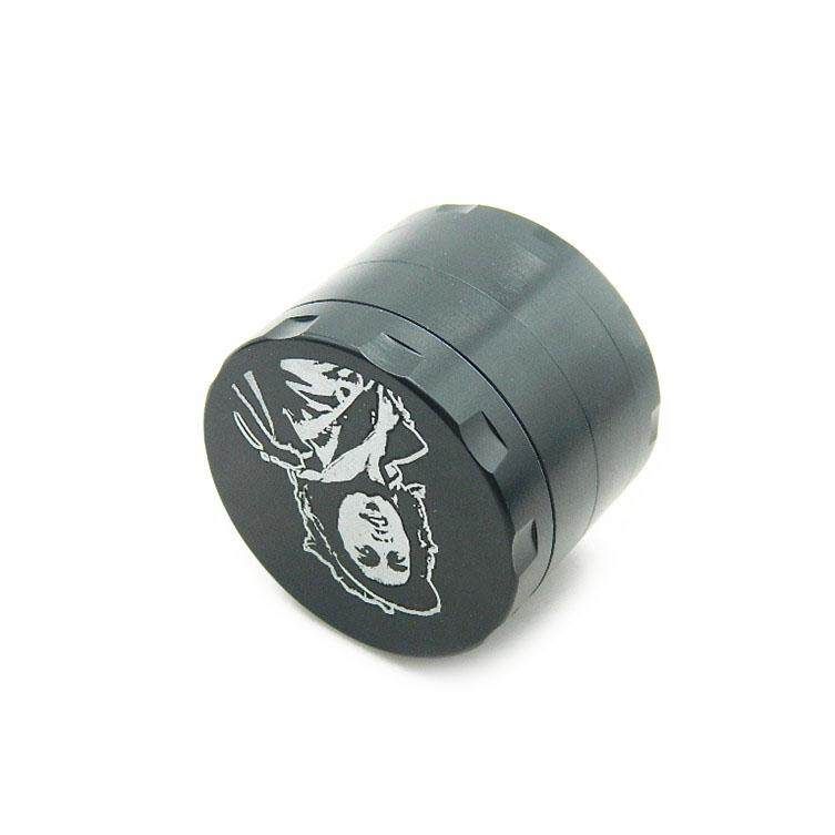 4 Piece Man's Head Patern Herb Grinder Metal Spice Crusher Zinc Alloy Pollen Catcher Smoking Accessories