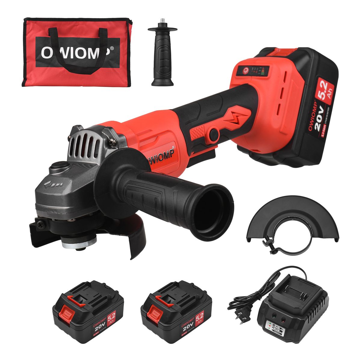 20V Cordless Angle Grinder Electric Angle Grinder Tool 100mm