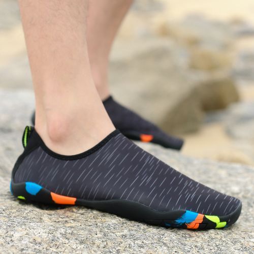 Unisex Water Shoes Beach Diving Climbing Shoes-Black