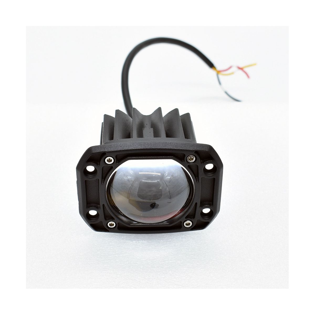 30W Yellow White Colour 12V LED Square Spotlight 3inch Front Bar Fog Light Suitable for Motorbikes Beach Bikes Off-Road