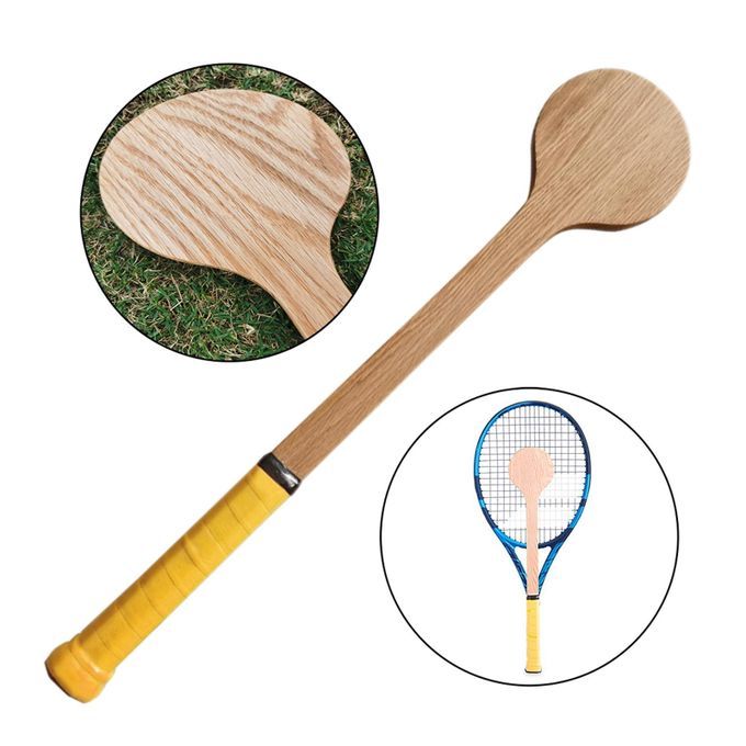 Functional Wooden Tennis Spoon For Mastering Sweet Spot Tennis Yellow