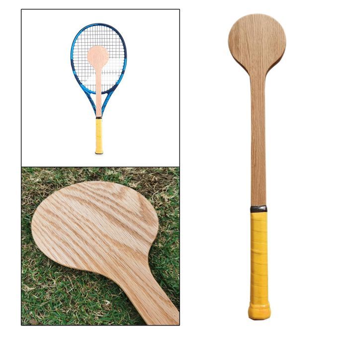 Functional Wooden Tennis Spoon For Mastering Sweet Spot Tennis Yellow
