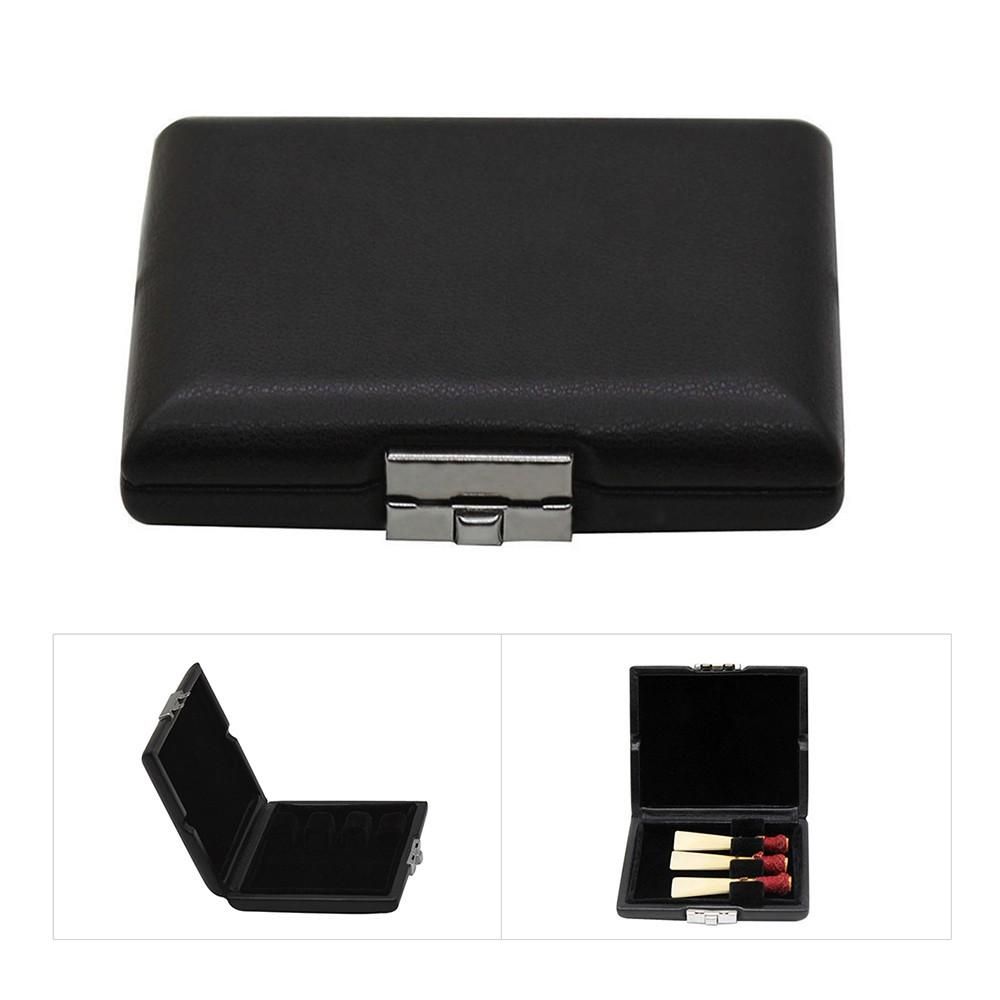 Reedcase PU Leather Cover Reed Storage Box Case for Oboe Bassoon 3pcs Reeds