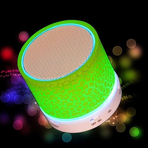 A9 Wireless Bluetooth Speaker Portable LED Mini Hands Free TF USB Subwoofer Music Sound Player For Car Phone Iphone PC(Purple) HT-S
