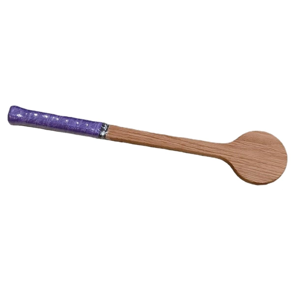 Tennis Practice Wood Bat Racket Purple 300g