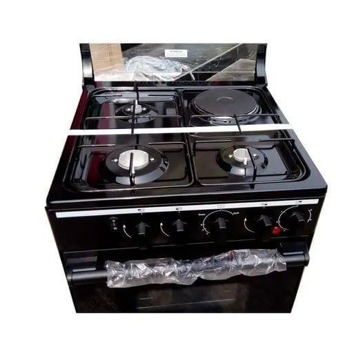 3 Gas Burner + 1 Hot Plate With Oven And Grill - 50x55cm
