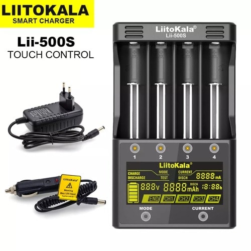 Liitokala Lii-500S Smart Battery Charger With Lcd Display