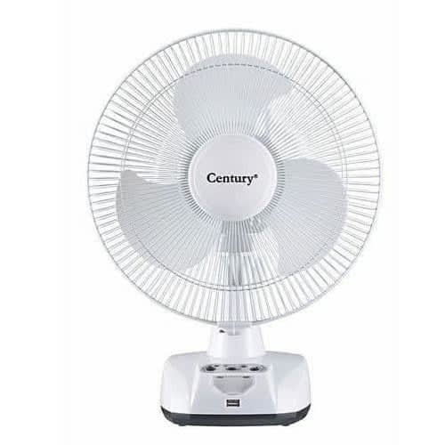 Century 12-inch Rechargeable Table Fan - 24W