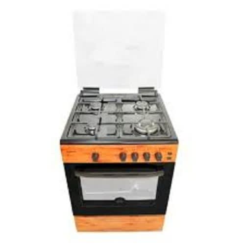 4 Burner Gas Cooker - 60×60 Cms - wood