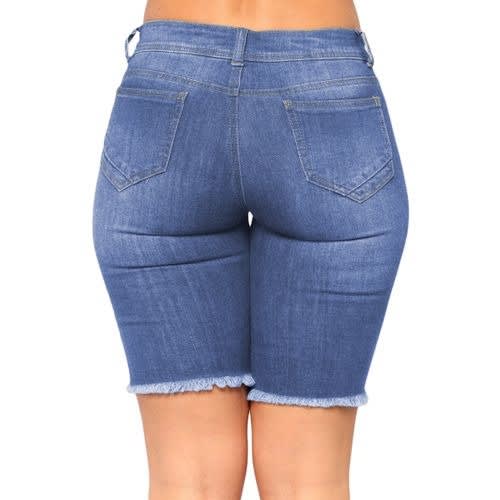 2 Pairs Torn Distressed Shorts-light
