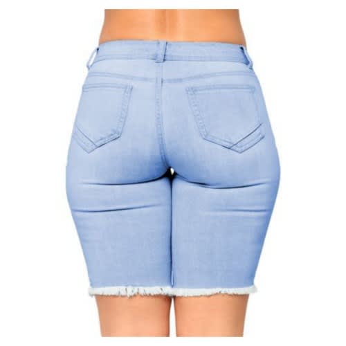 2 Pairs Torn Distressed Shorts-light