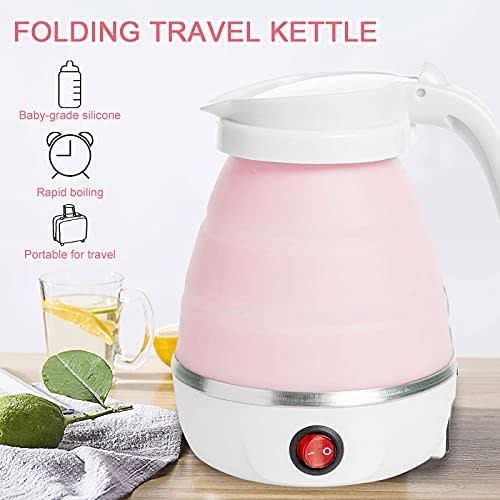 Foldable Electric Travel Home And Office Water Kettle - 680W
