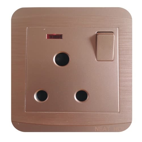 15A Socket - Gold