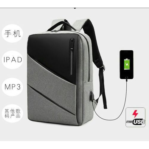 Unisex Smart Laptop Bag Pack With USB Port  - 15.6''