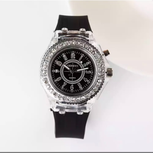 LED Light Watch For Teens And Women - Black