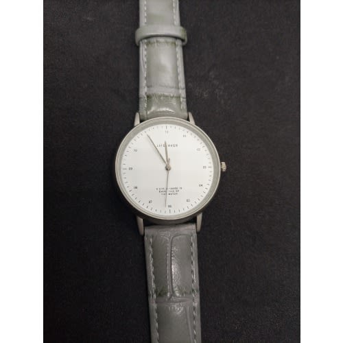 Livesaver Unisex Leather Watch - Grey