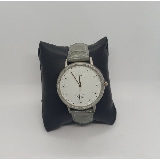 Livesaver Unisex Leather Watch - Grey