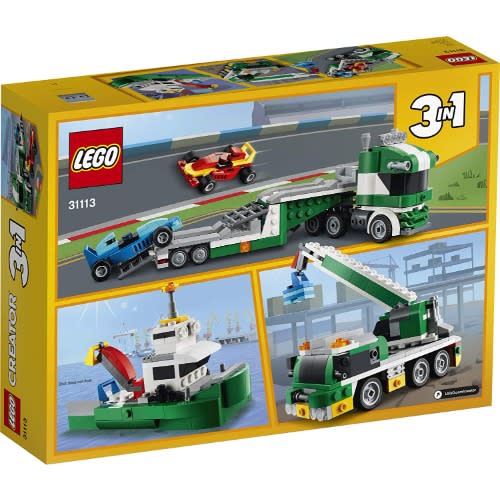 Creator 3in1 Race Car Transporter 31113 Building Kit (328 Pieces)
