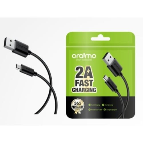 Oraimo USB Fast Charging Cable - Black