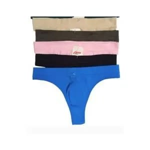 Fashion House Set Of Cotton G-string Pants - 4pcs