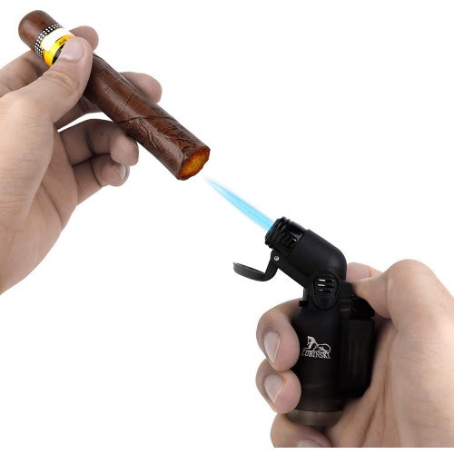 Cigar Butane Big Single Torch Jet Blue Flame Lighter