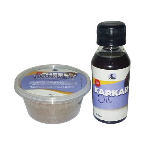 Chebe Powder -65g & Karkar Oil -100ml for Hair Growth