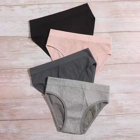 High Cut Underwear - 4 Pieces