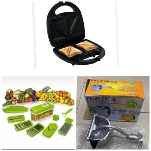 Kitchen Bundles -Master chef Toaster + Slicer & Press Juicer