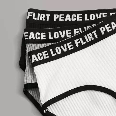 Breathable Cotton Underwears - 3pcs