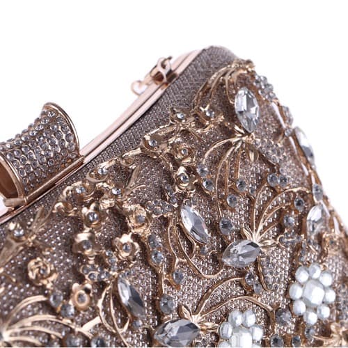 Ladies Crystal Rhinestone Party Bag
