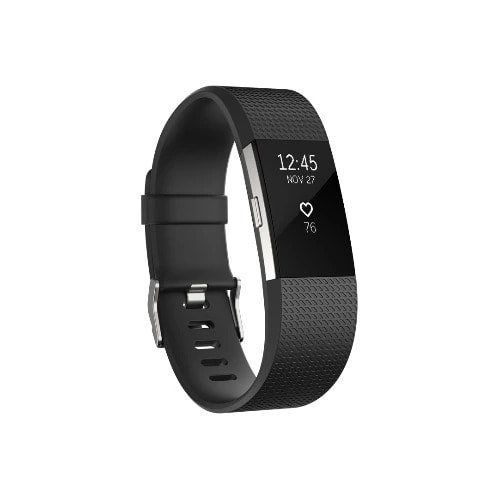 Charge 2 Heart Rate + Fitness Wristband - Black